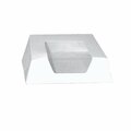 Packnwood White Pastry Window Box - 5-55 x 5-5 5 x 1-57 In., 180PK 209PAT140